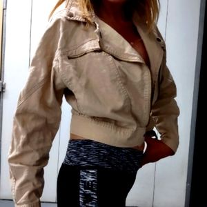 Forever 21 jacket. Small tan
